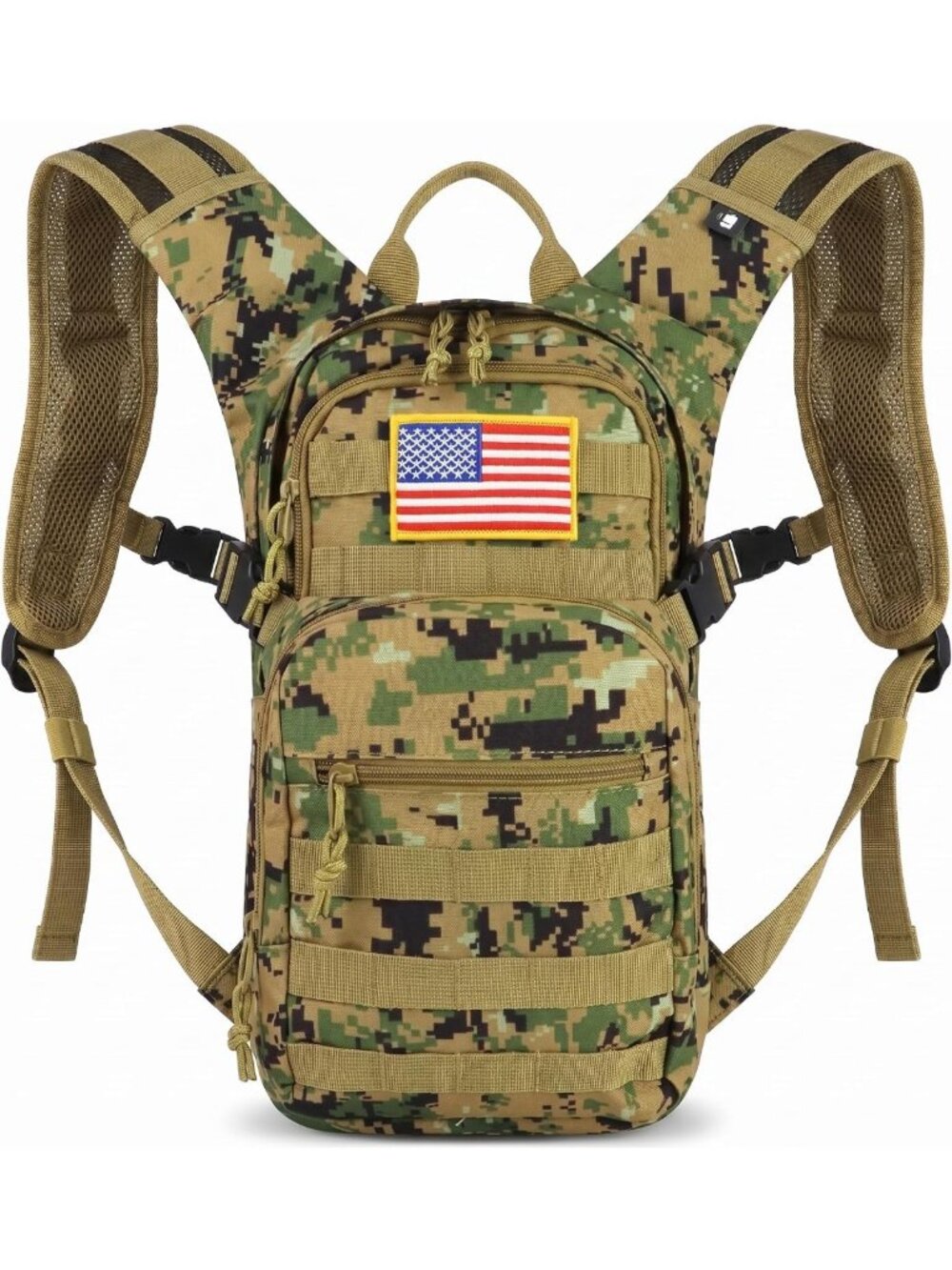 Lightweight Tactical Hydration Backpack 2L - Durable Water Bladder for Hiking